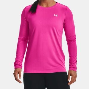 NWT UNDER ARMOUR WOMEN'S COLDGEAR BASELAYER CREW 4.0 TOP/SHIRT MEDIUM